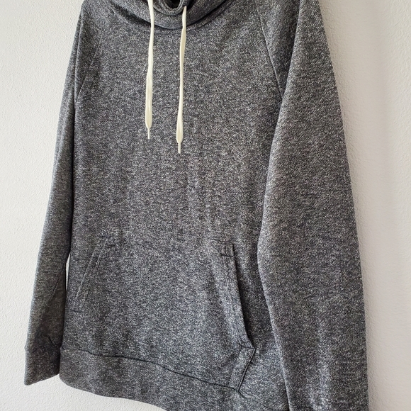 Derek Heart Ladies' Cow Neck Long Sleeve Gray Sweatshirt Size M - Picture 5 of 7